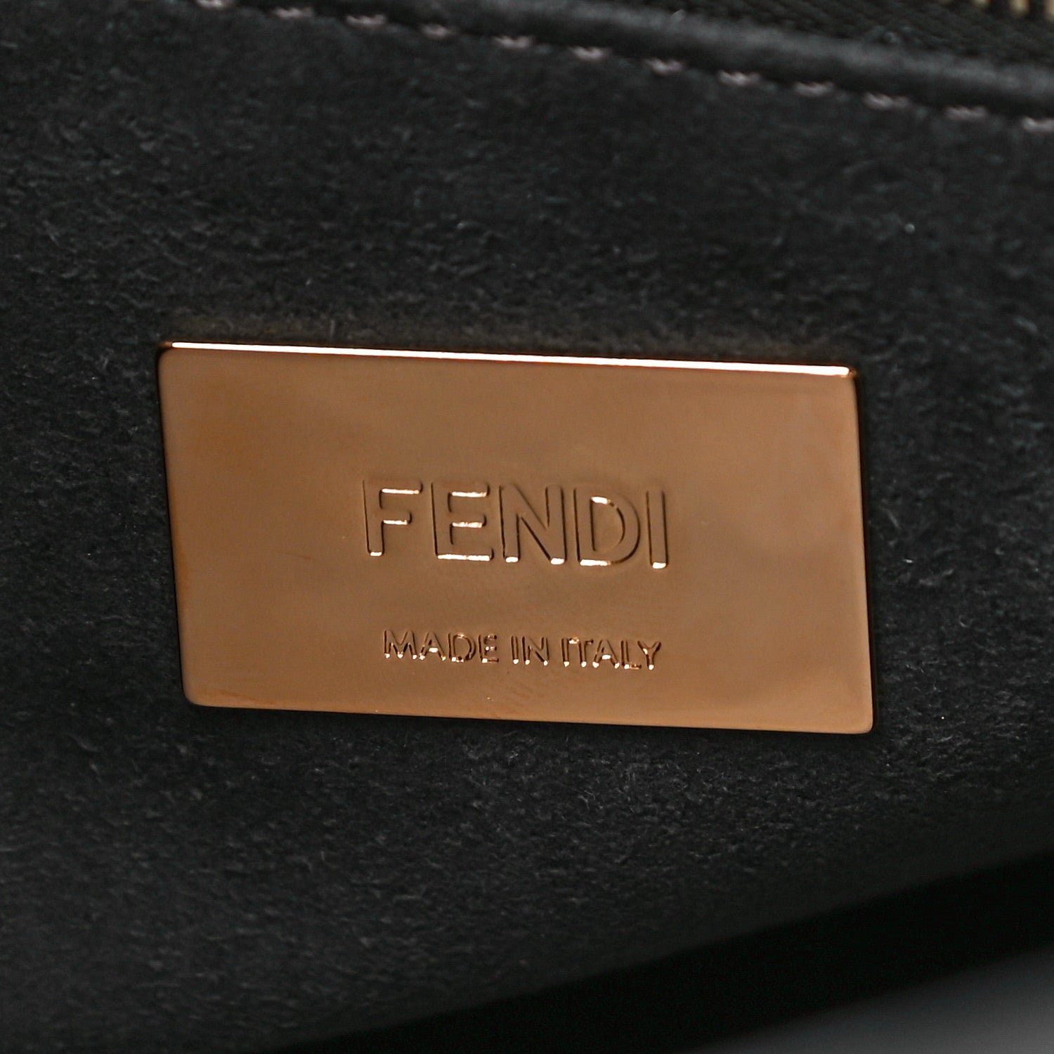 Fendi Nappa FF 1974 Embossed Small FF Tote White 6 of 9
