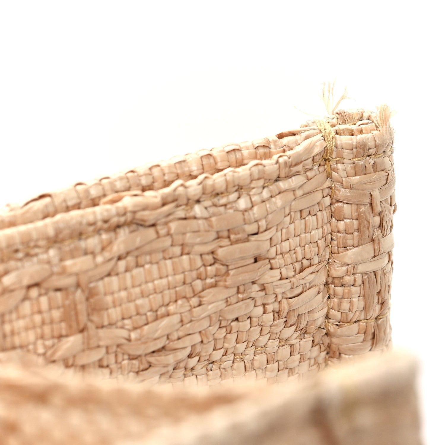 Christian Dior Raffia Cannage Large Book Tote Natural 12 of 12
