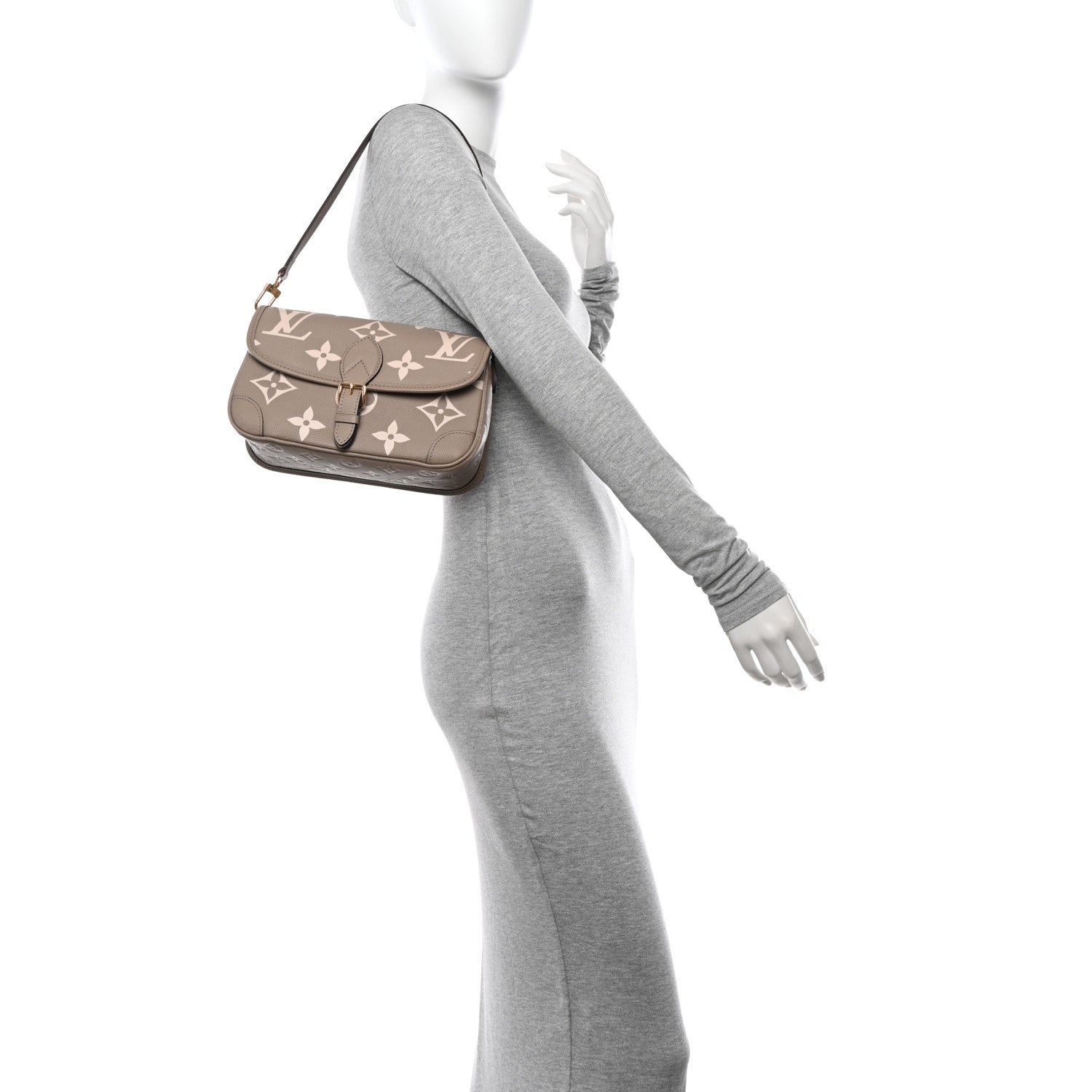 Louis Vuitton Empreinte Giant Monogram Diane Tourterelle Creme 2 of 9
