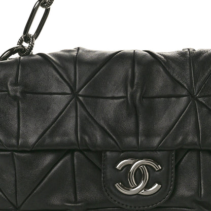 Chanel Lambskin Quilted Soft Squares Origami Flap Black 8 of 10