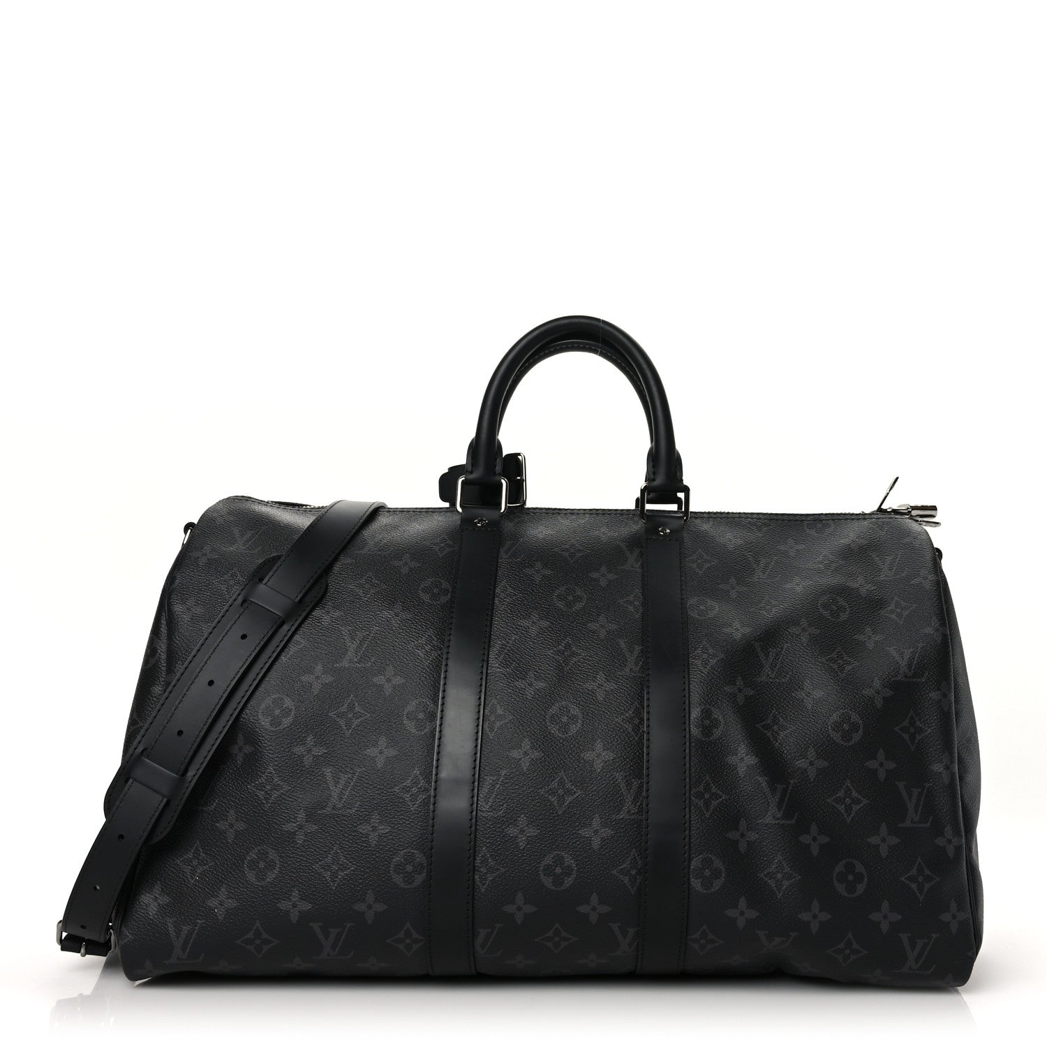 Louis Vuitton Monogram Eclipse Keepall Bandouliere 45 1 of 12