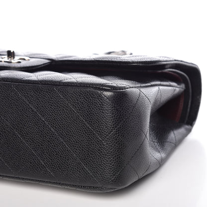 Chanel Caviar Quilted Jumbo Double Flap Black 9 of 13