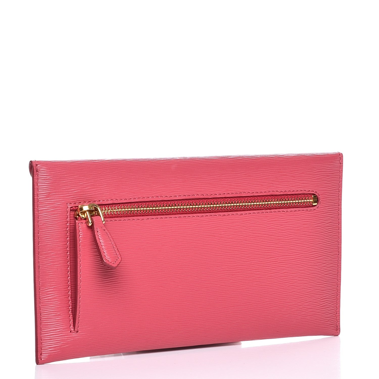 Prada Vitello Move Envelope Wallet Peonia 3 of 8