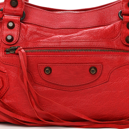Balenciaga Agneau Classic Hardware First Rouge Coquelicot 8 of 11