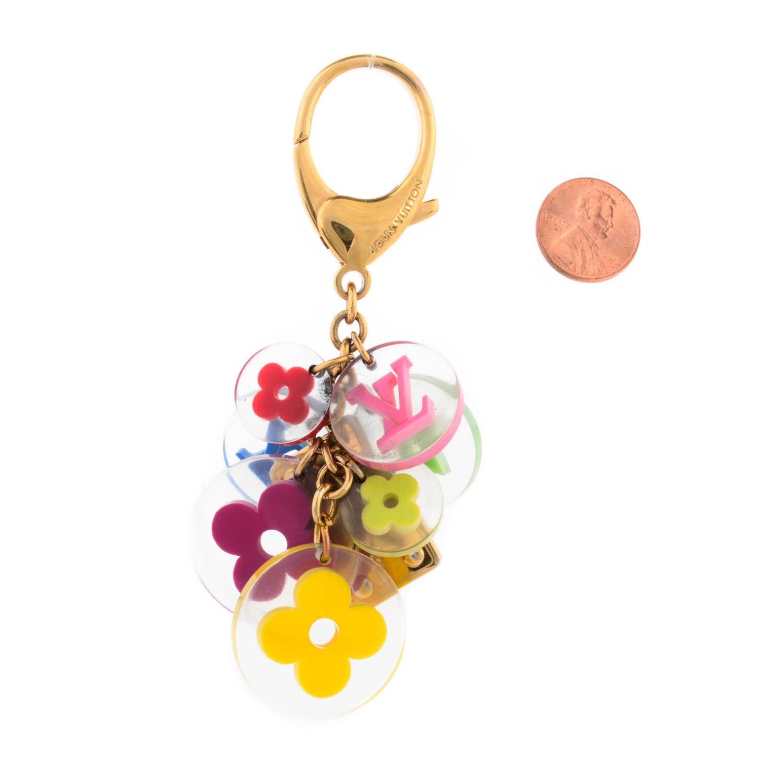 Louis Vuitton Resin Candy Fleurs Bag Charm Multicolor 2 of 3