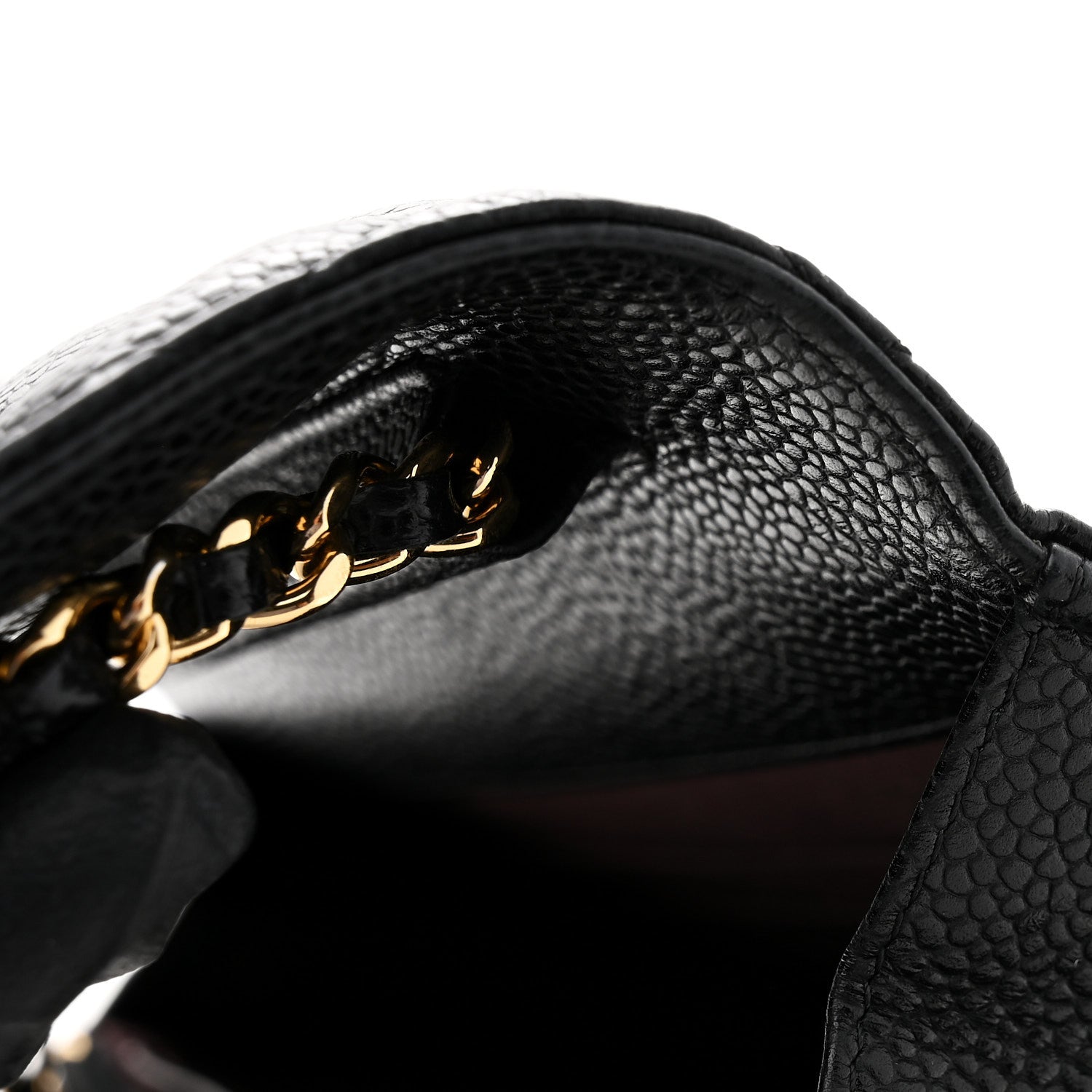 Chanel Caviar Quilted Wallet on Chain WOC Black 11 of 12