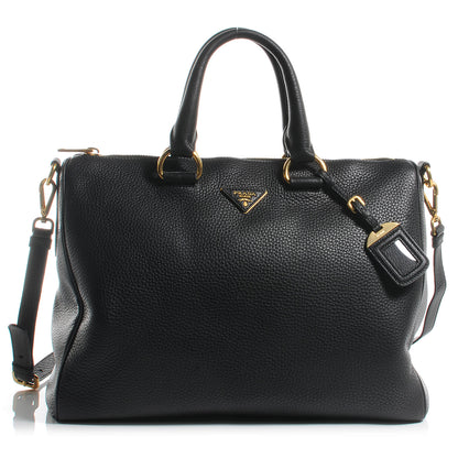 Prada Vitello Daino Shoulder Bag Nero Black 1 of 10
