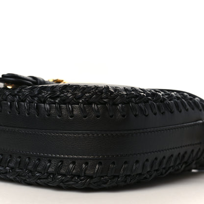 Christian Dior Grained Calfskin Medium Whipstitched Bobby Bag Black 8 of 9