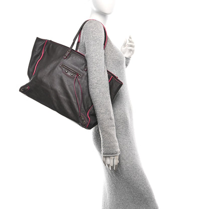 Balenciaga Veau Papier A4 Tote Grey Pink 2 of 11