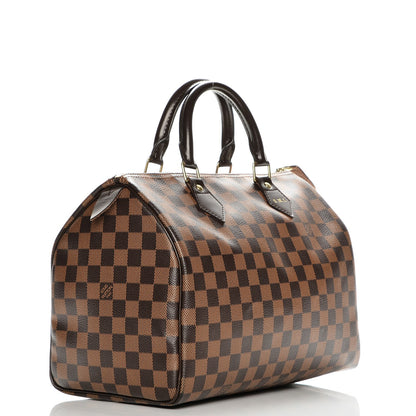 Louis Vuitton Damier Ebene Speedy 30 3 of 9