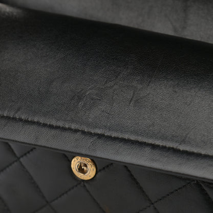 Chanel Lambskin Quilted Small Double Flap Black 14 of 15