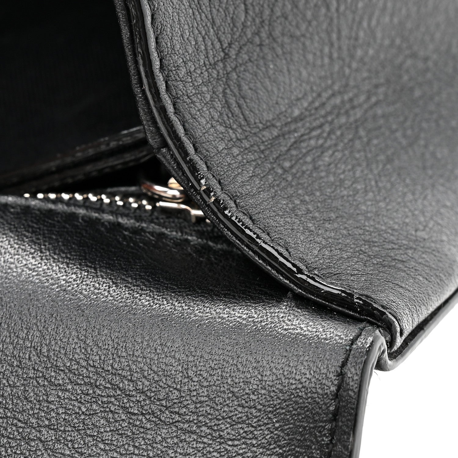 Jimmy Choo Calfskin Crystal Small Cheri Top Handle Bag Black