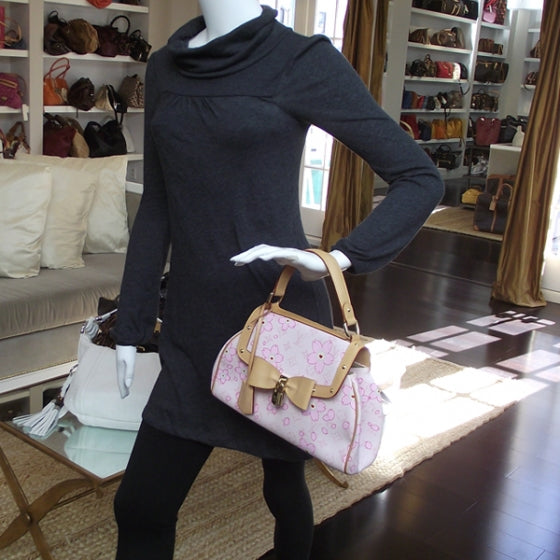Louis Vuitton Monogram Cherry Blossom Sac Retro Pink 2 of 8