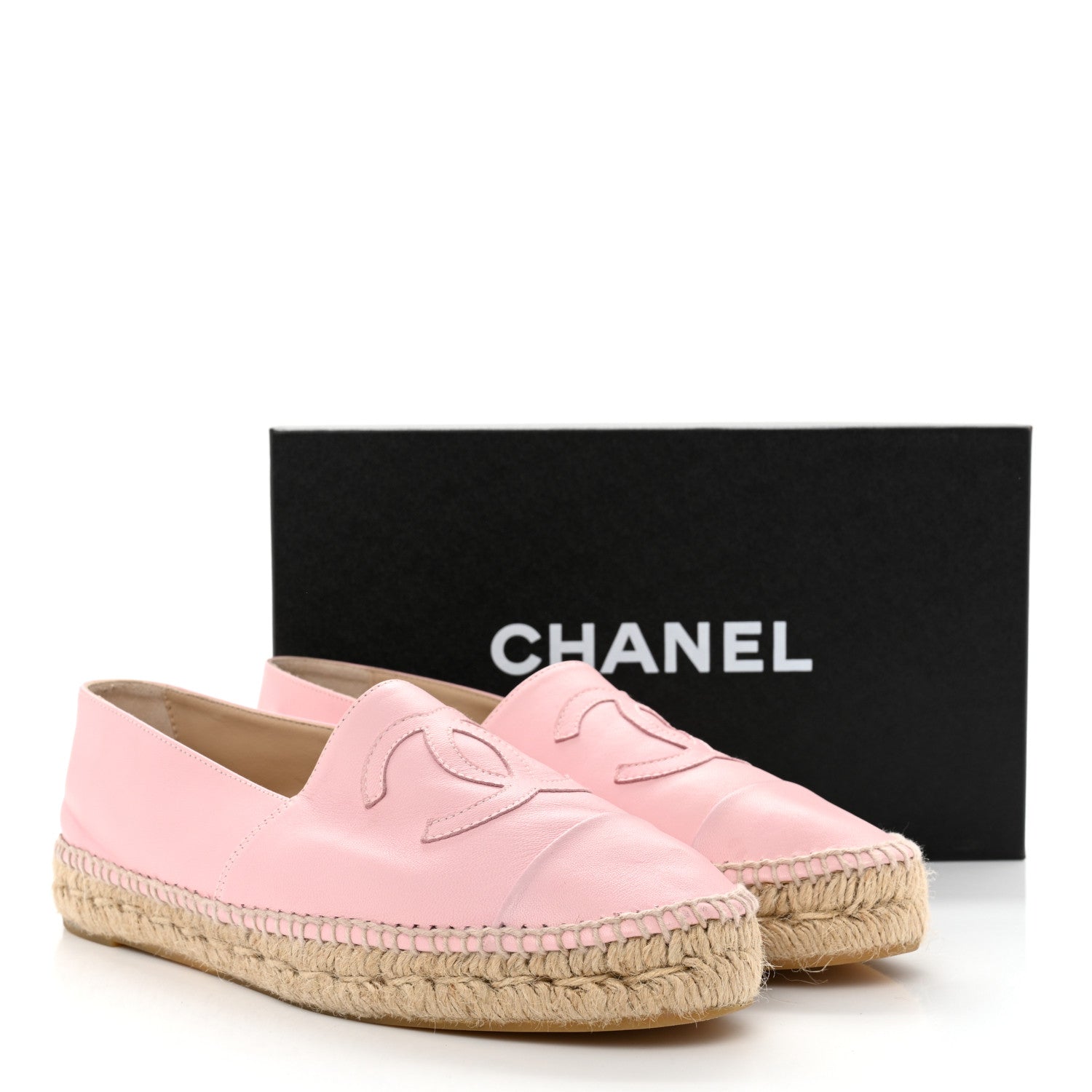 Chanel Lambskin CC Espadrilles 40 Light Pink 13 of 13