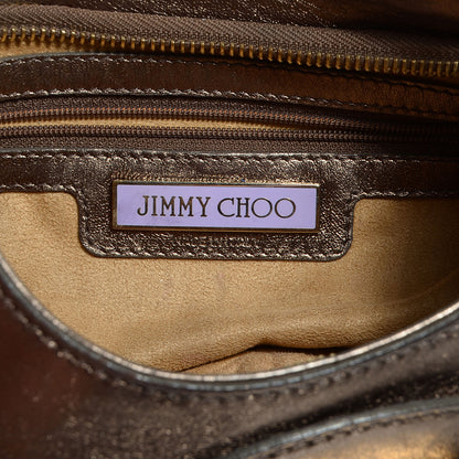 Jimmy Choo Metallic Leather Small Tulita Hobo 6 of 7