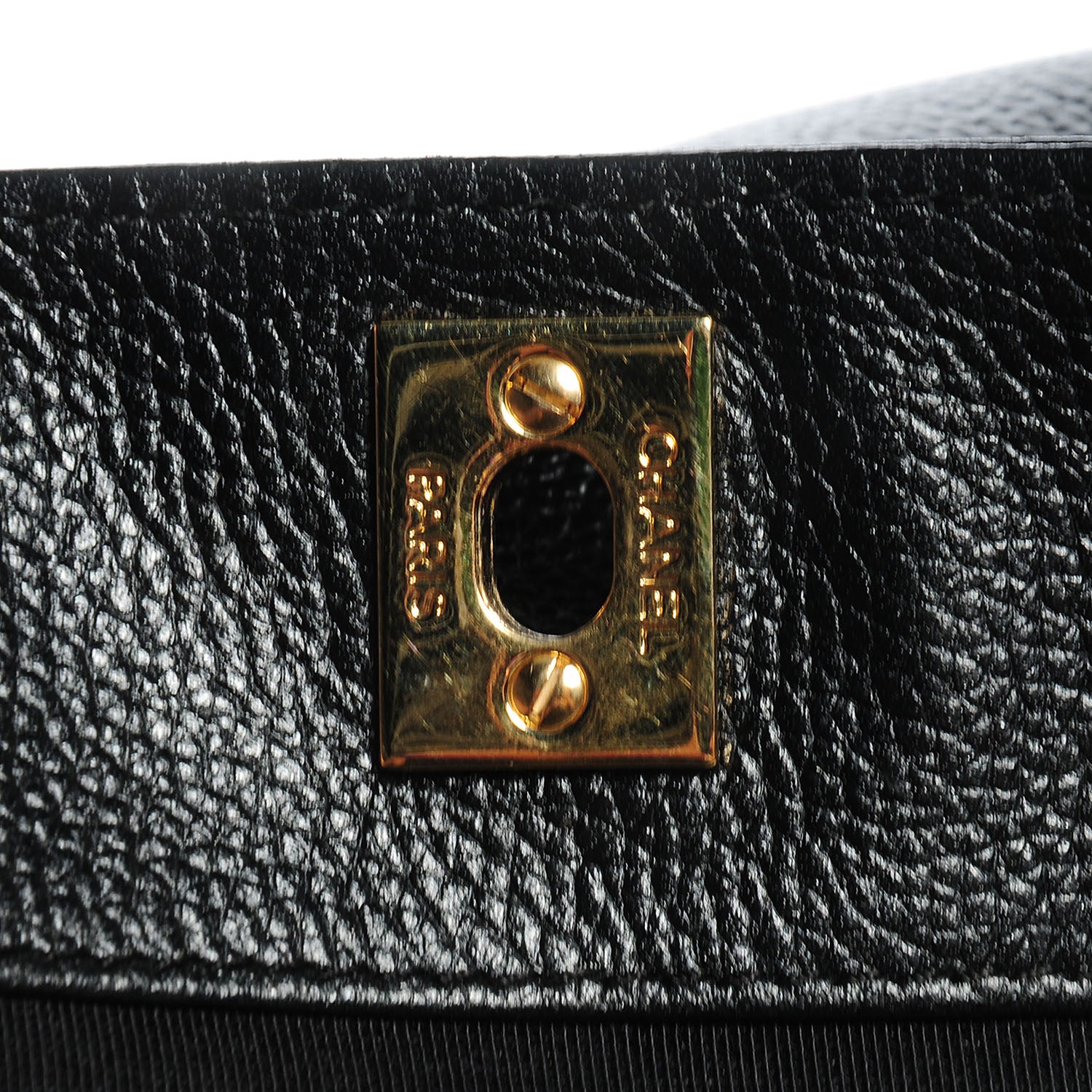 Chanel Calfskin Cerf Shopper Tote Black 10 of 10