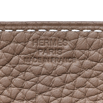 Hermes Taurillon Clemence Mini Mises et Relances Change Tray Etoupe 6 of 8