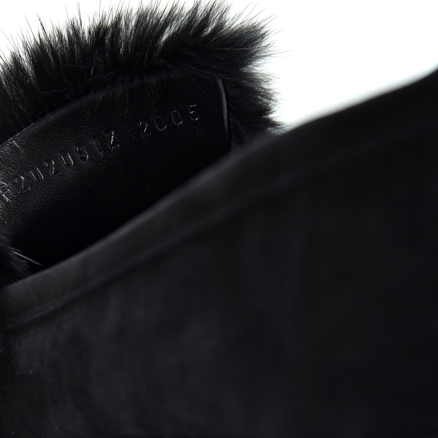 Hermes Mink Fur Suede Goatskin Paris Loafers 36.5 Black 10 of 11