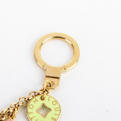 Louis Vuitton Enamel Looping Key Chain Bag Charm Multicolor 4 of 5