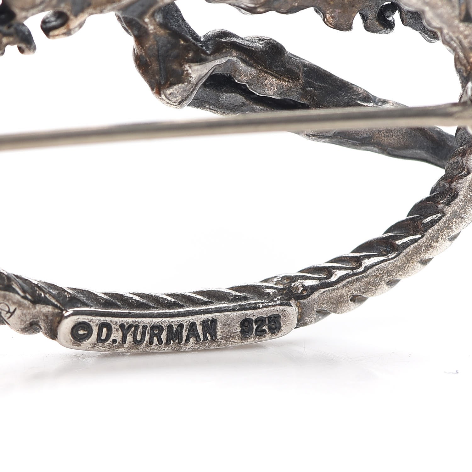 David Yurman Sterling Silver Angel Brooch Pin 3 of 3