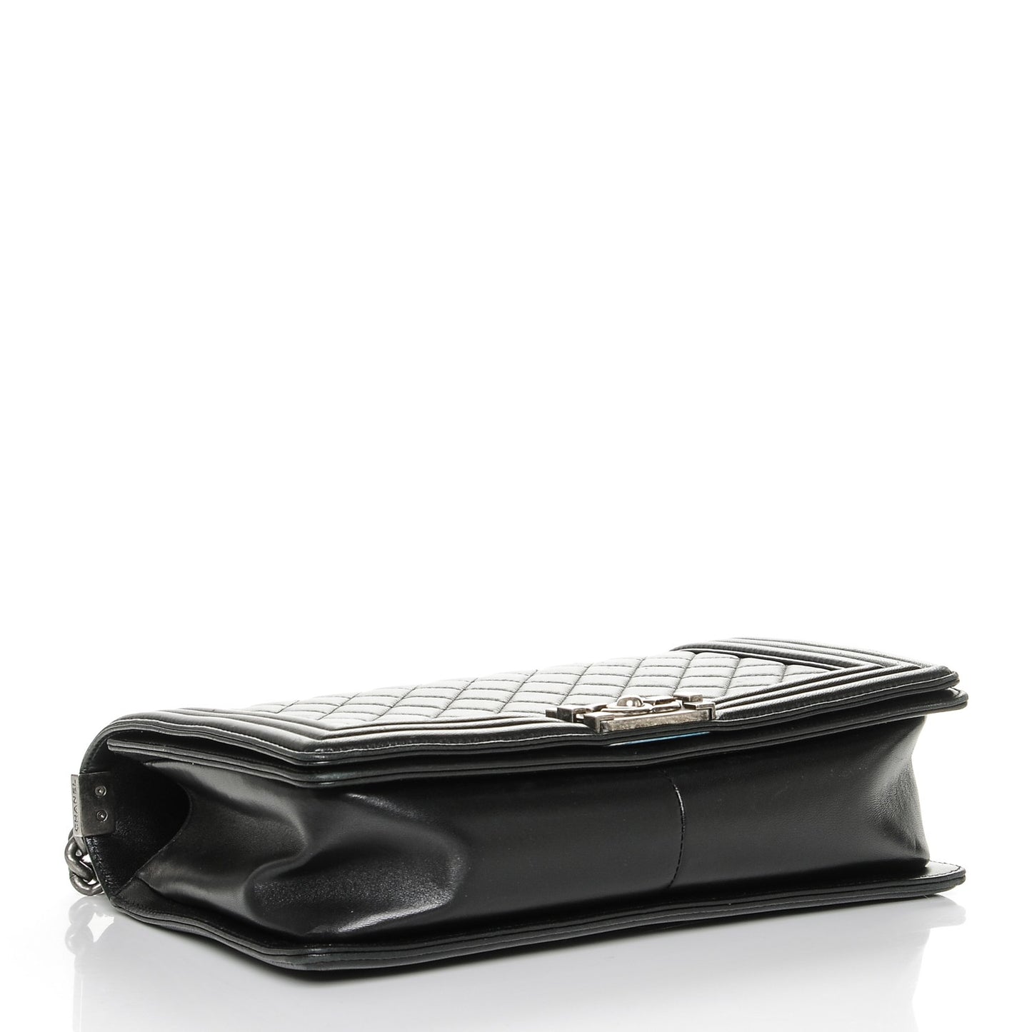 Lambskin Quilted New Medium Boy Flap Black