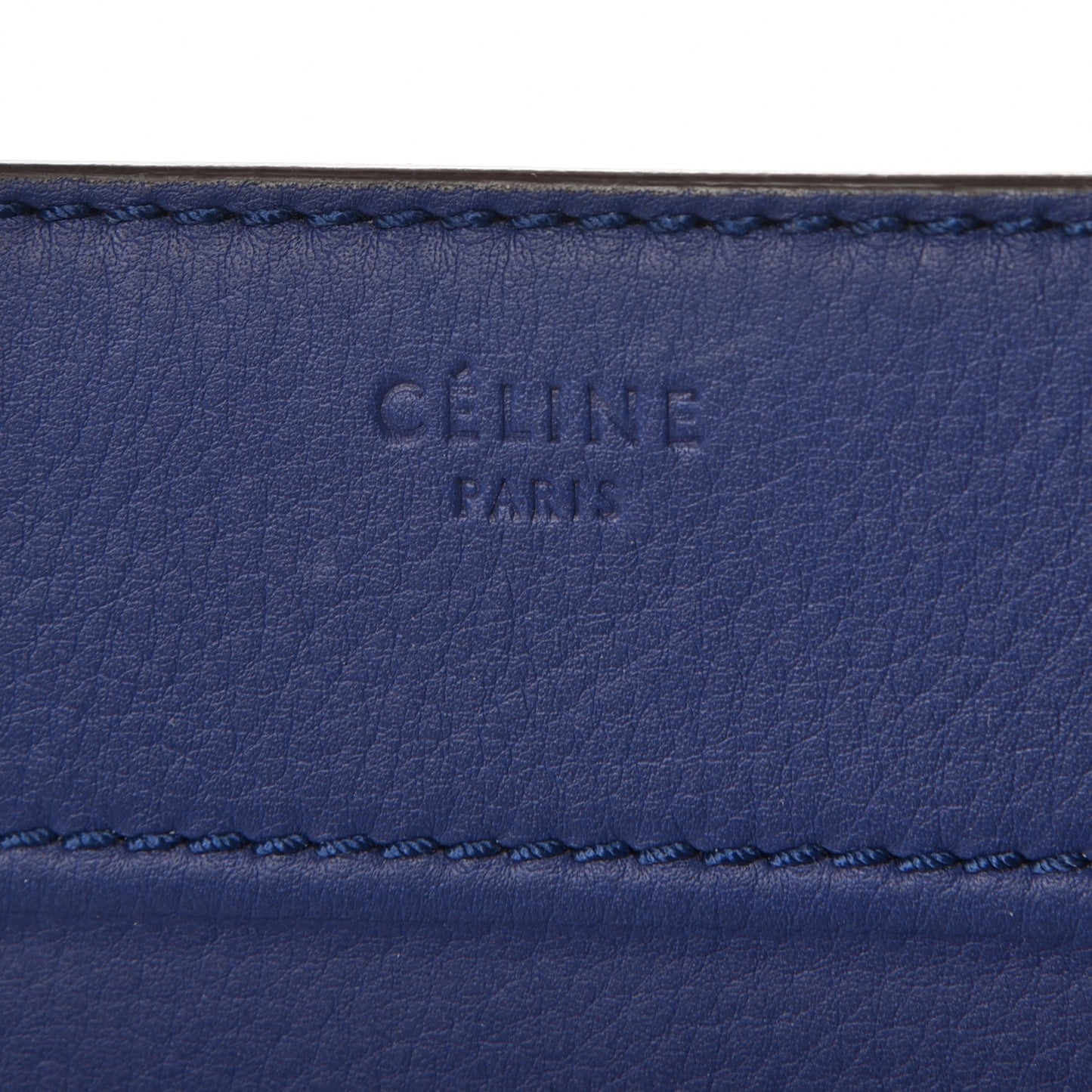 Supple Calfskin Medium Phantom Luggage Royal Blue