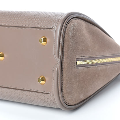 Alexander McQueen Calfskin Embossed Suede Large Heroine Tan 11 of 19
