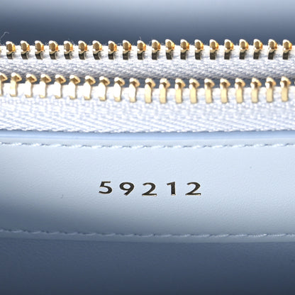 Celine Satinated Calfskin Mini 16 Top Handle Bag Pale Blue 7 of 13