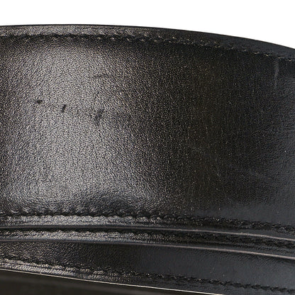 Hermes Box 32mm Constance H Belt 95 Black Chocolate 8 of 8