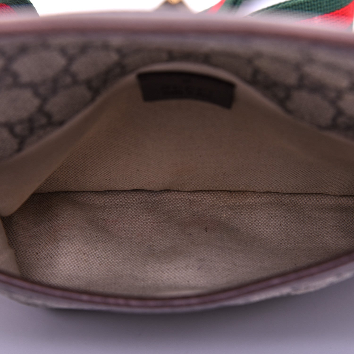 Gucci GG Supreme Monogram Neo Vintage Web Belt Bag Brown 5 of 11