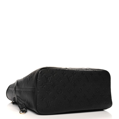 Louis Vuitton Empreinte Monogram Giant Neverfull MM Black 4 of 11