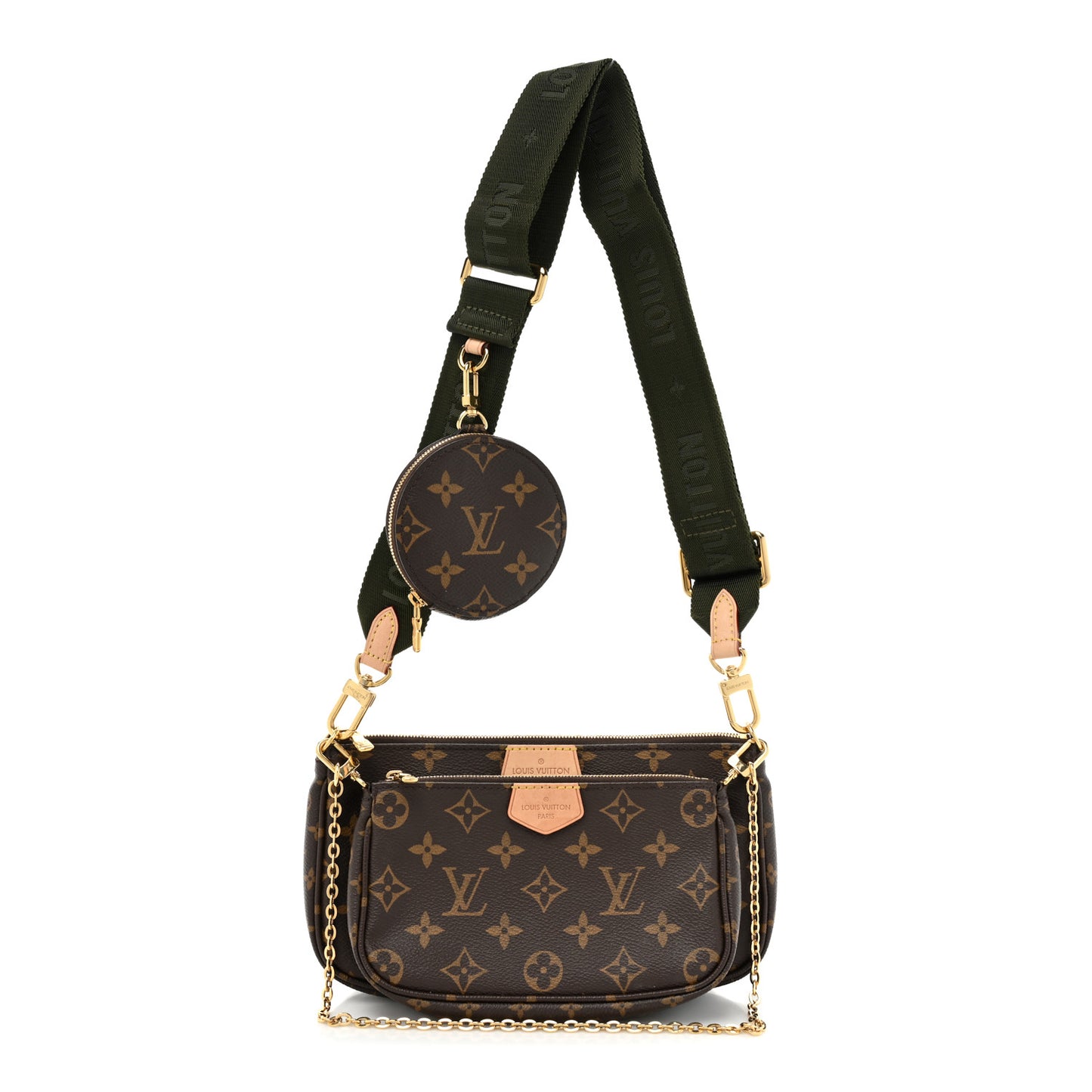 Monogram Multi Pochette Accessories Kaki
