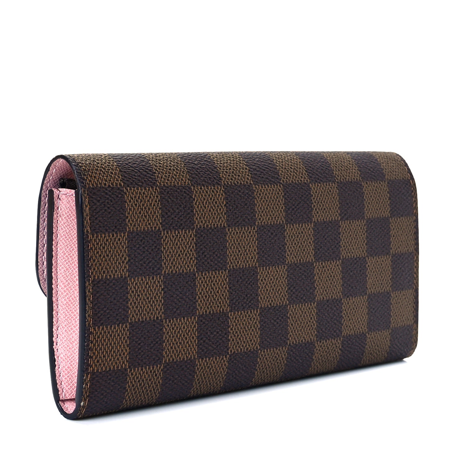 Damier Ebene Emilie Wallet Rose Ballerine