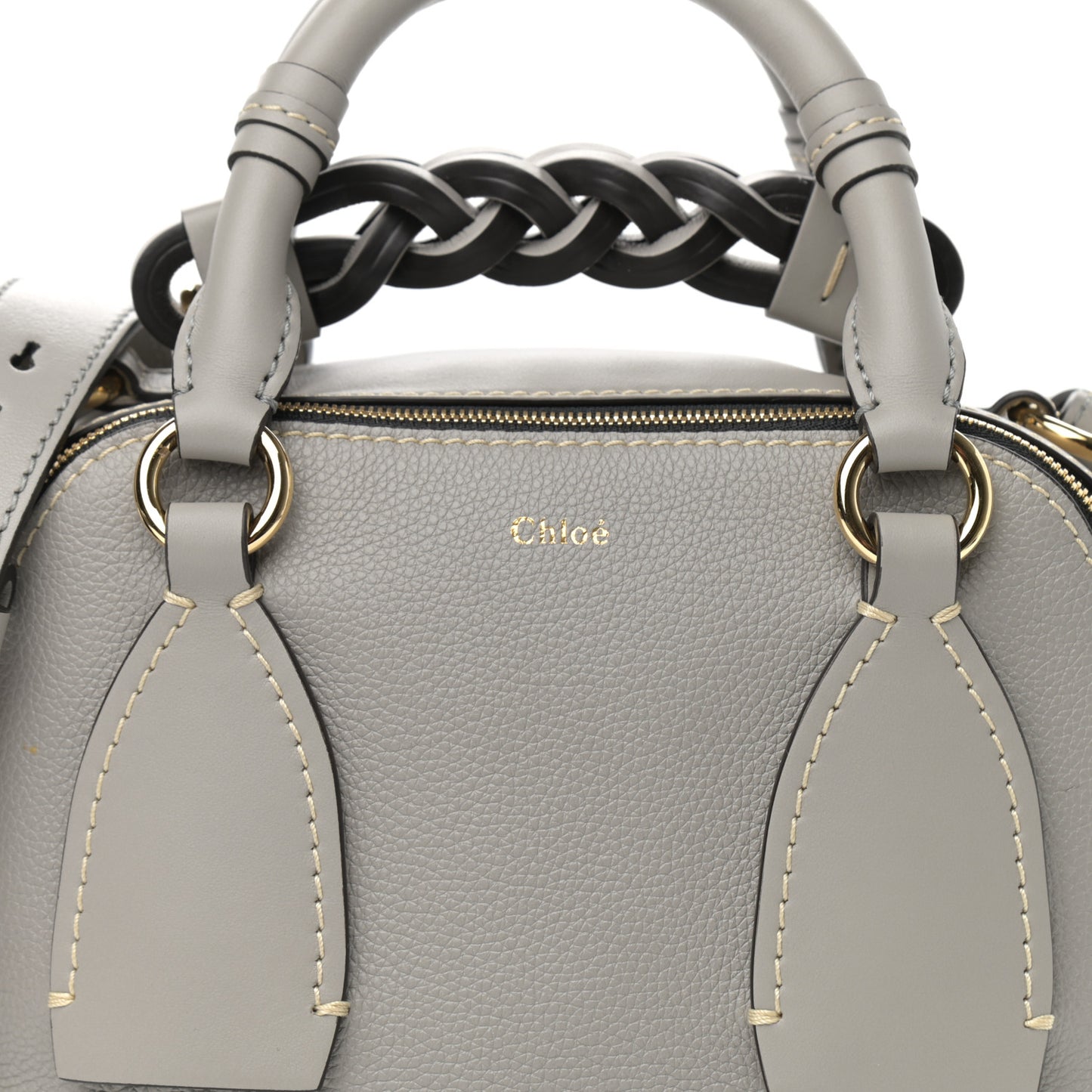 Calfskin Small Daria Stormy Grey