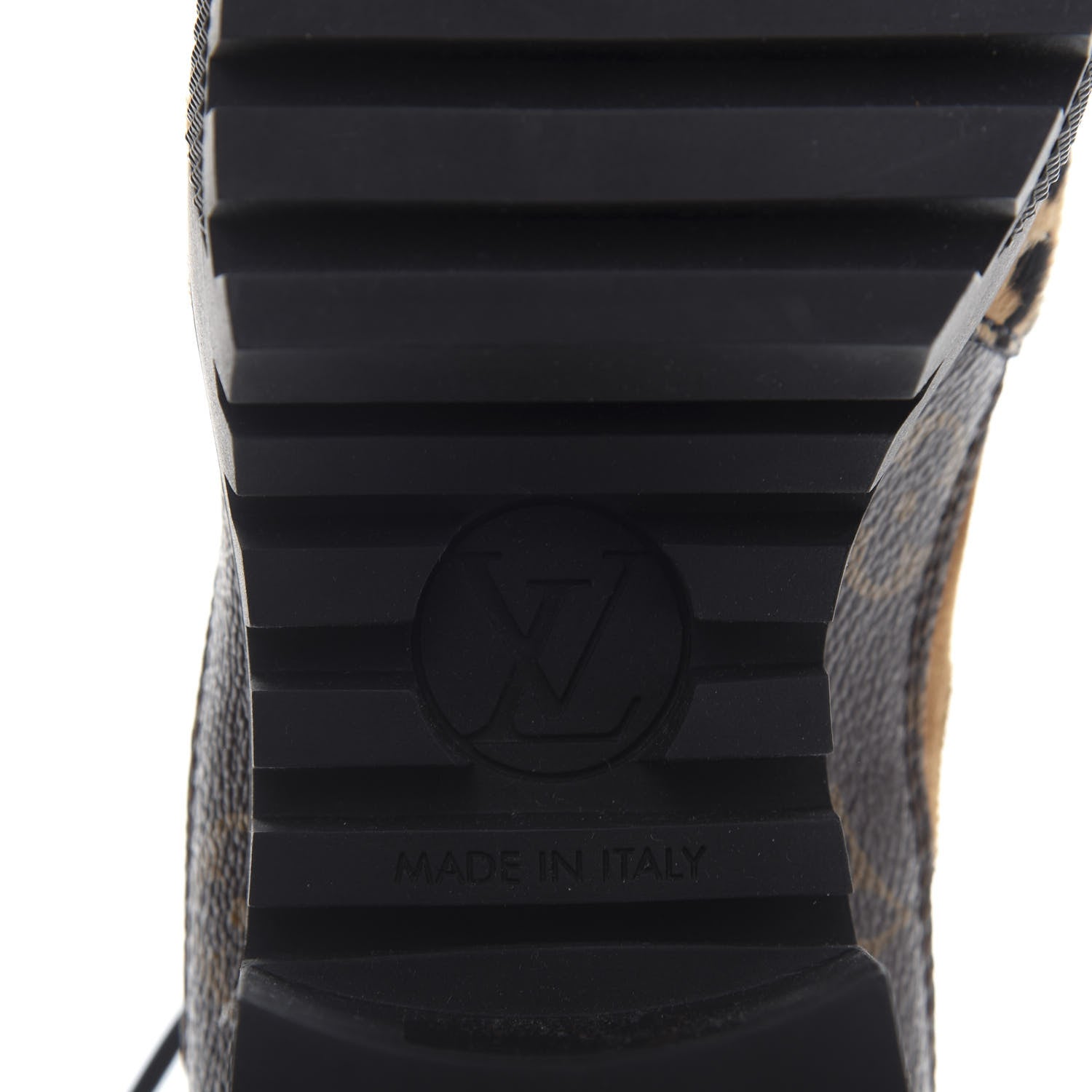 Louis Vuitton Suede Calfskin Monogram Laureate Platform Desert Boots 36 Cognac 8 of 9