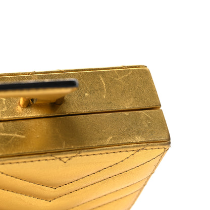Gucci Metallic Nappa Matelasse Broadway Top Handle Bag Gold 12 of 12