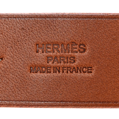Hermes Toile Natural Bridle Robocar II Dog Collar M Dark Irish 5 of 9
