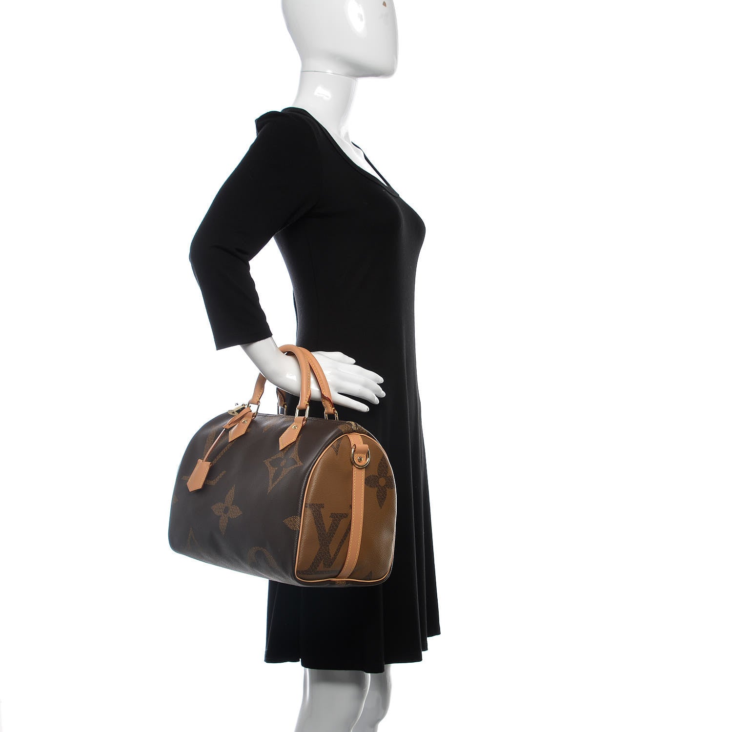 Louis Vuitton Reverse Monogram Giant Speedy Bandouliere 30 3 of 11