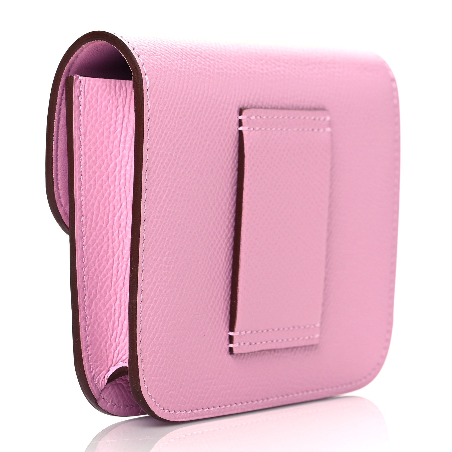 Hermes Epsom Constance Slim Wallet Mauve Sylvestre 3 of 10