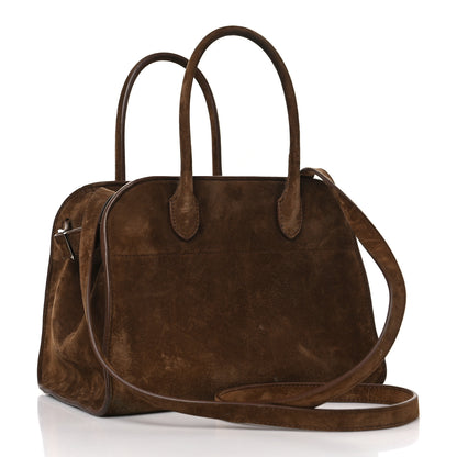 The Row Suede Soft Margaux 10 Bag Mocha 3 of 8