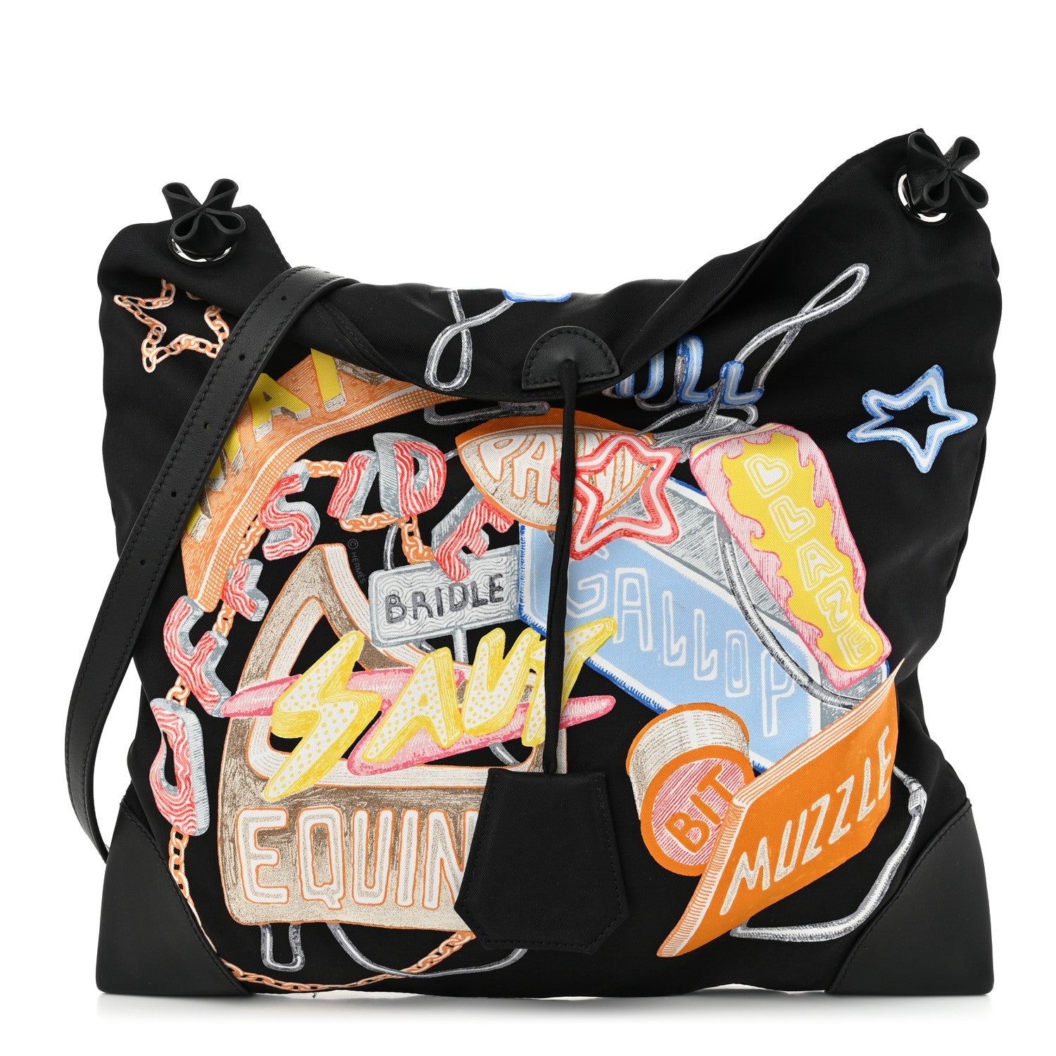 Hermes Silk Swift SilkyCity 33 Black Multicolor 1 of 12