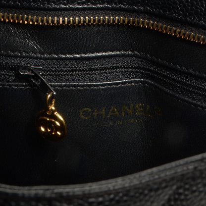 Chanel Caviar Medallion Tote Black 6 of 7