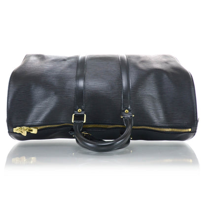 Louis Vuitton Epi Keepall 50 Black 4 of 13