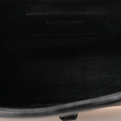Saint Laurent Smooth Calfskin Le 5 A 7 Mini Hobo Black 5 of 9