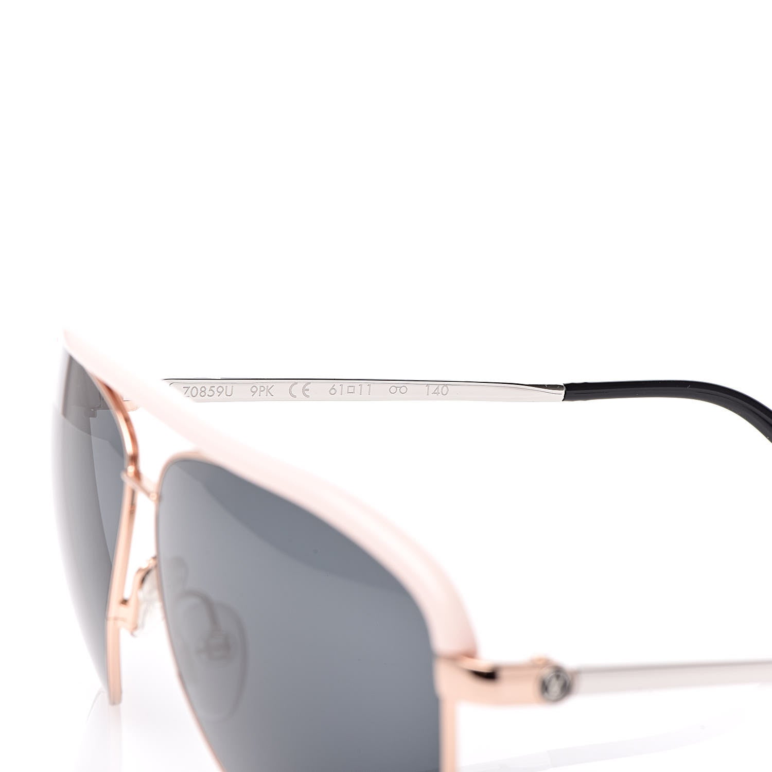 Louis Vuitton Jet Set Aviator Sunglasses Z0859U Pink 5 of 7