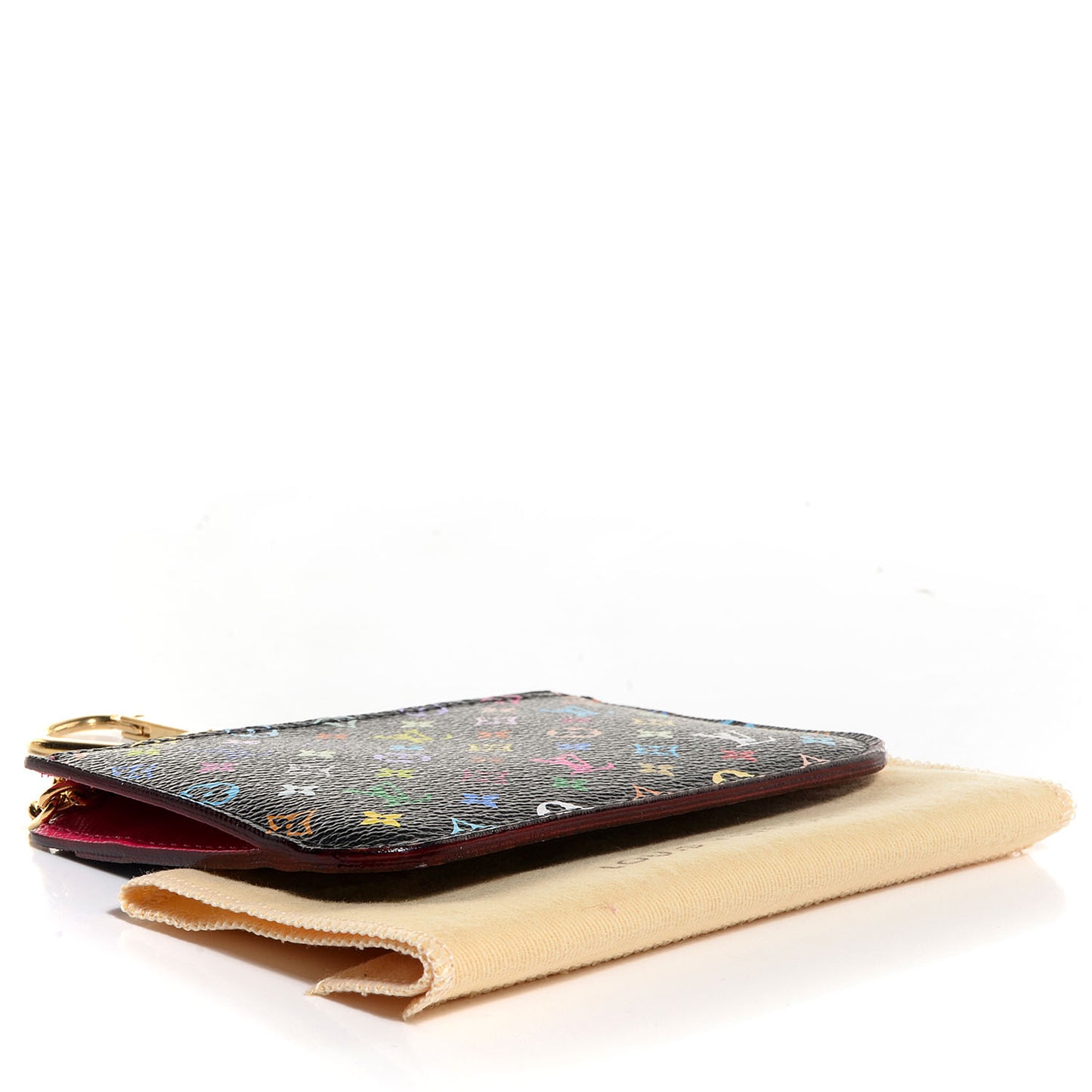 Monogram Multicolor Key Pouch Black Grenade