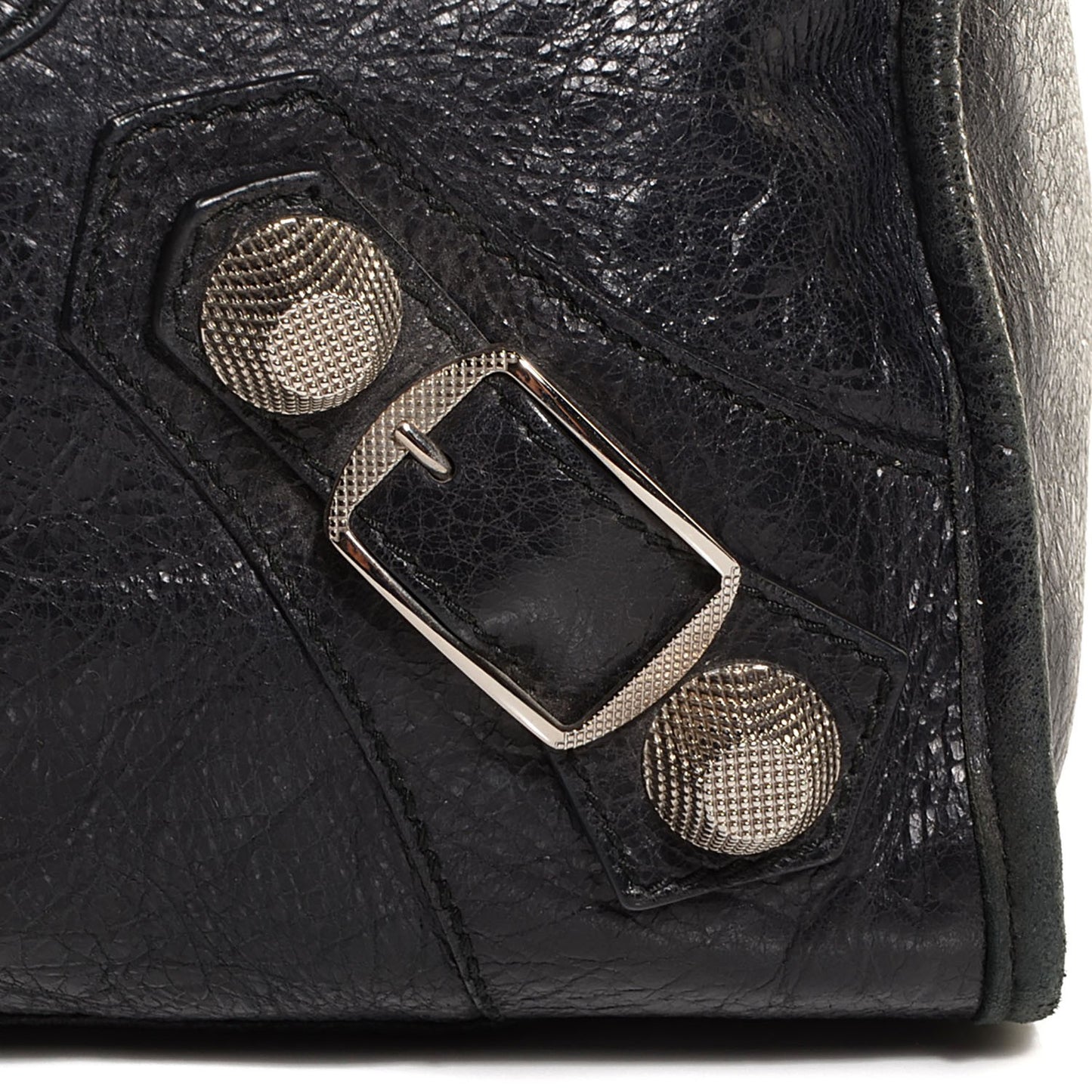 Agneau Giant 21 Silver Hardware Part Time Black