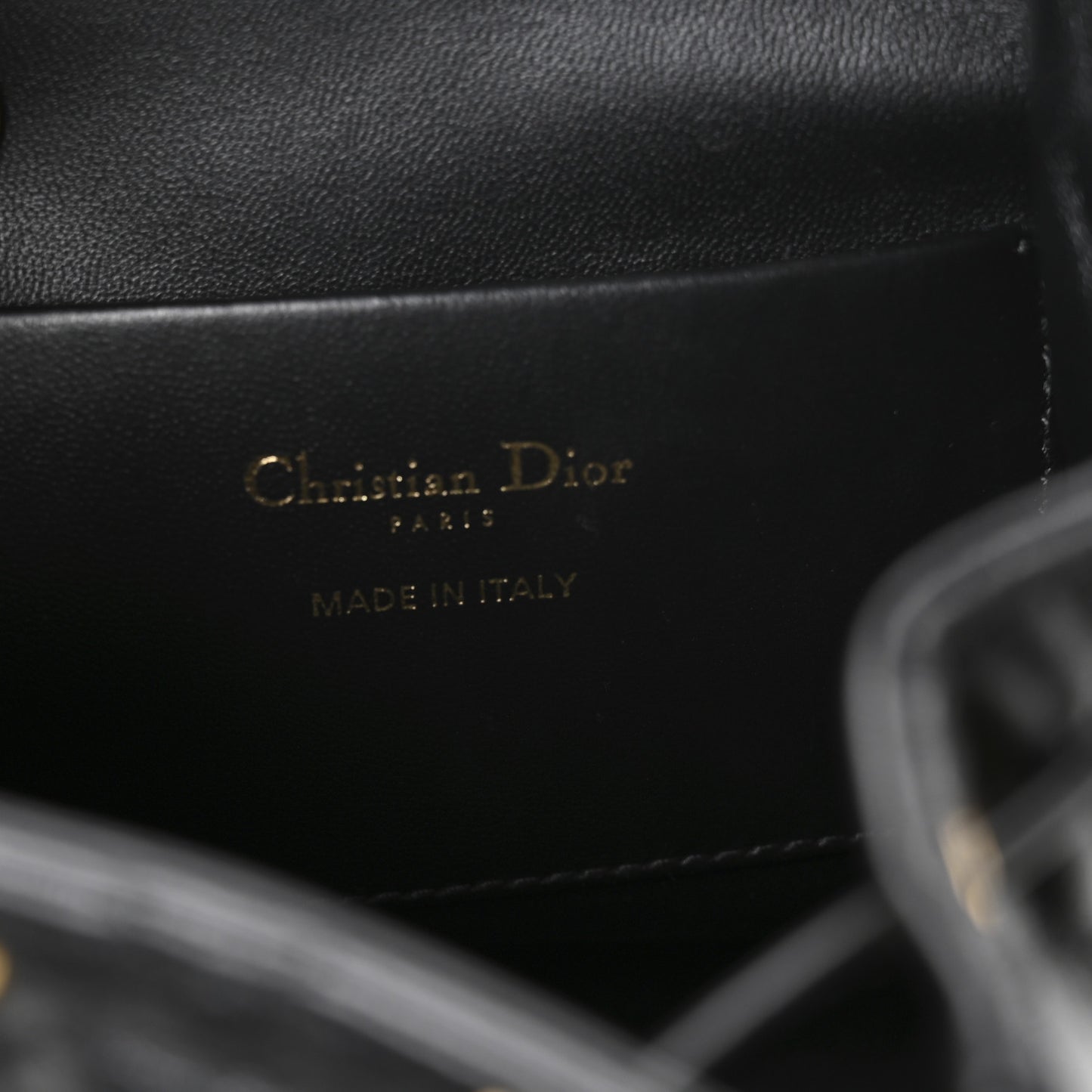 Lambskin Macrocannage Small Caro Backpack Black