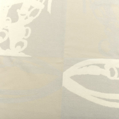 Hermes Cashmere Wool Brides De Gala Plaid Blanket Gris Perle 2 of 3