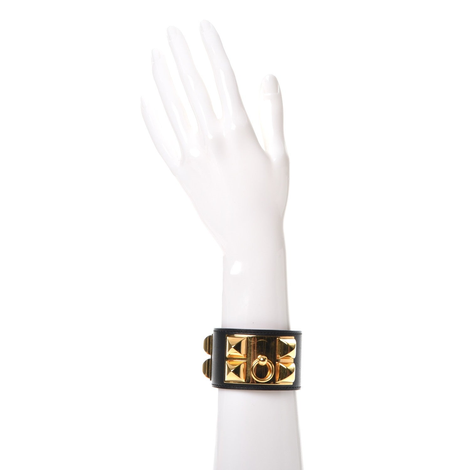 Hermes Swift Collier de Chien CDC Bracelet S Black 2 of 9